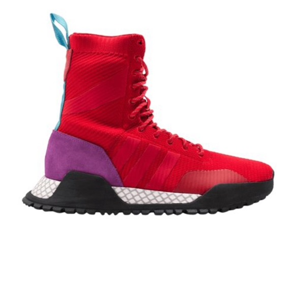 NWT Adidas F/1.3 Primeknit Scarlet Shock Purple sneaker/runner boot - Picture 1 of 12